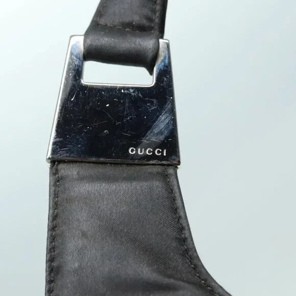 GUCCI Tote Bag Nylon Black Auth ti2101 - Picture 7 of 16